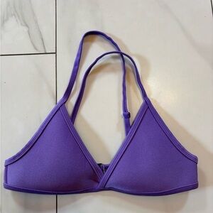 Hoaka bikini top in electric purple size small